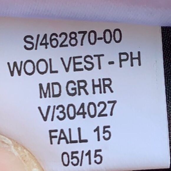 Banana Republic Asymmetrical Wool Zip Front Vest - Picture 7 of 7